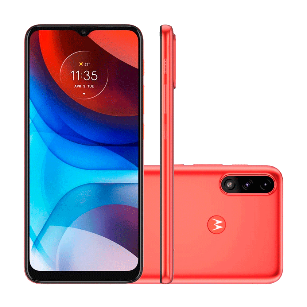 Motorola Moto E7 Power 32GB - Vermelho Coral